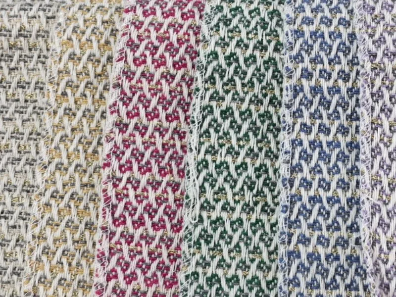 Multi Color Tweed Woven Fabric 4 Multi Color Tweed Woven Fabric 4